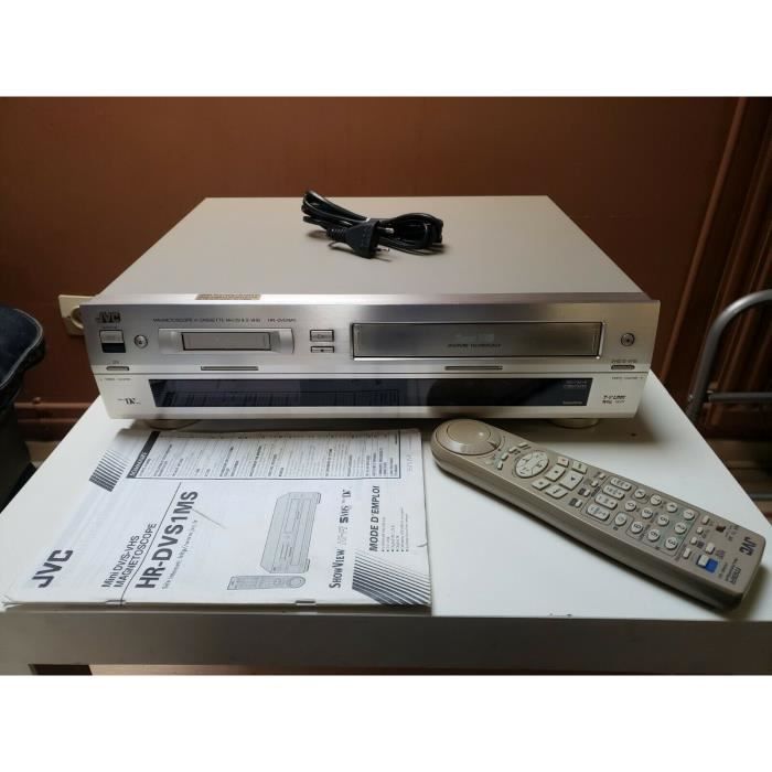 MAGNETOSCOPE JVC HR-DVS1MS MINI DV SUPER VHS S-VHS LECTEUR CASSETTE VIDEO  VCR - Cdiscount TV Son Photo