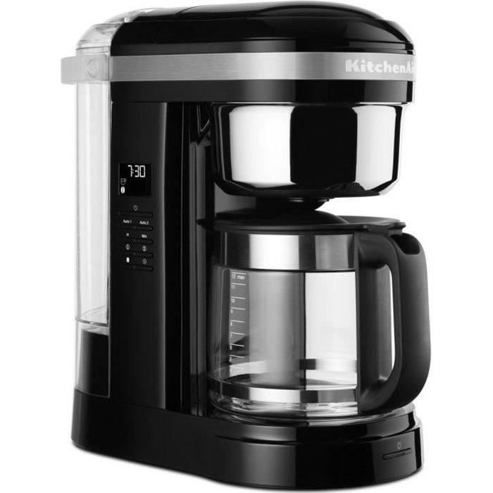 Cafetière KitchenAid 1,7 L - Noir Onyx - Filtre permanent doré - Programmable 24h