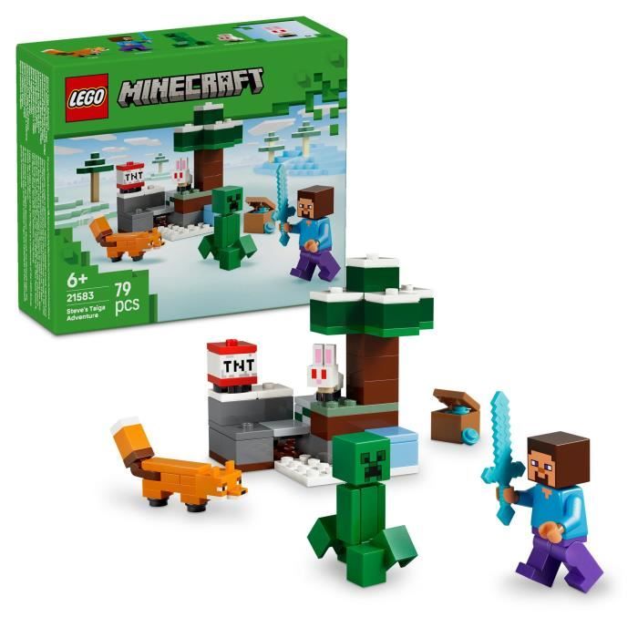LEGO Minecraft Les aventures de Steve dans la taïga 21583 - vue 5