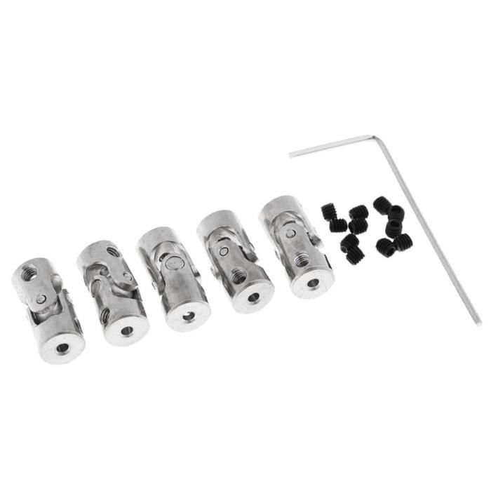 Neuf 20 Connecteurs arbre argent mat 18mm Neuf 20 Connecteurs arbre argent mat 18mm