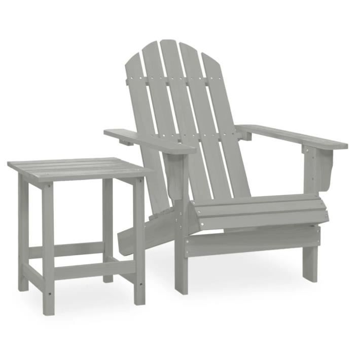 Chaise Adirondack Jardin Bois Acacia – Résistante Intempéries – Charge 170 Kg – Parfaite Terrasse, Pelouse, Patio