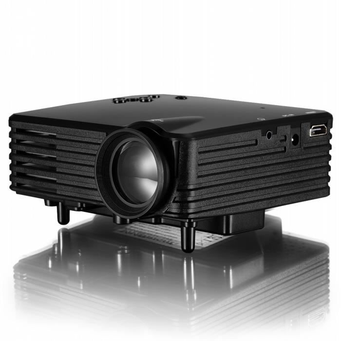 Projecteur portable GP7S Mini HD LED projecteur... Cdiscount TV Son Photo