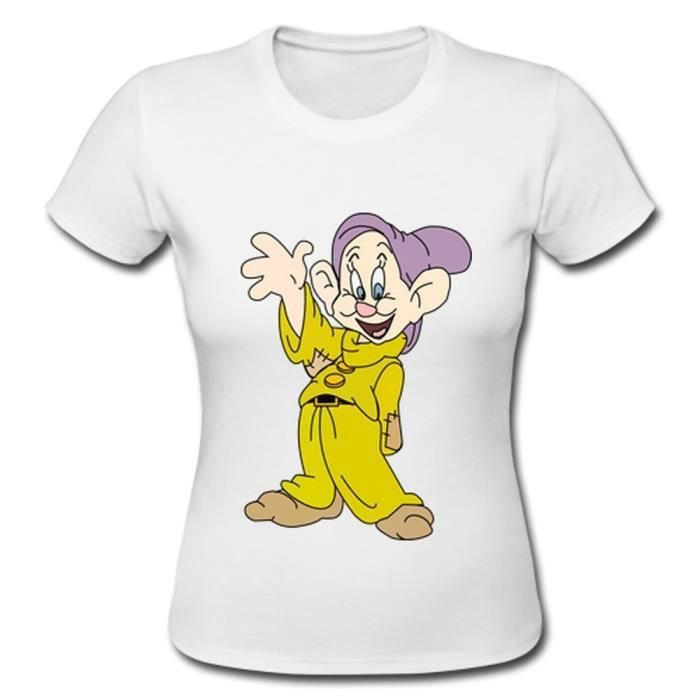 Disney Micky Mouse Sept Nains SIMPLET T-Shirt Iron On Transfert 
