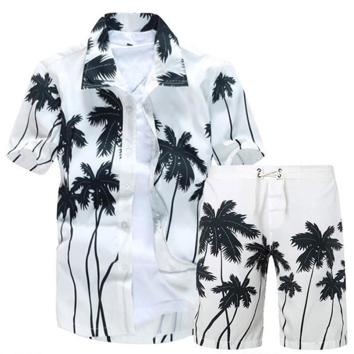 Short Plage Homme+Chemise Plage Homme ...