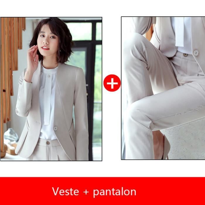 Costume Femme de marque Costume de travail d'automne Costume d