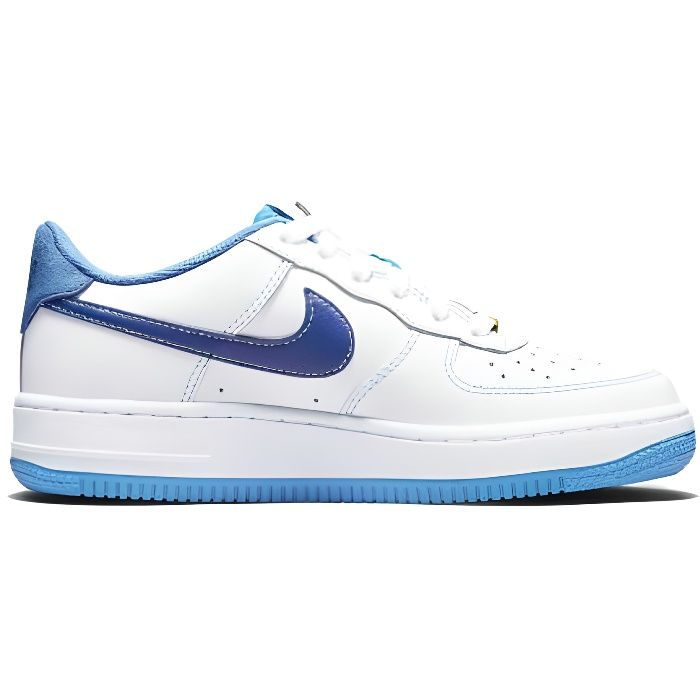 Nike Air Force 1 S50 White/Deep Royal Blue Bianco - Cdiscount Chaussures