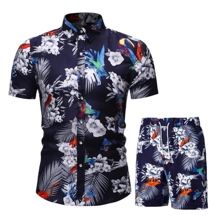 Short chemise homme cheap