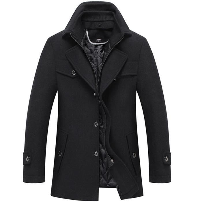 Veste Longue En Laine Beige - Taille 44 - Neuf Sans étiquettes - Style Chic