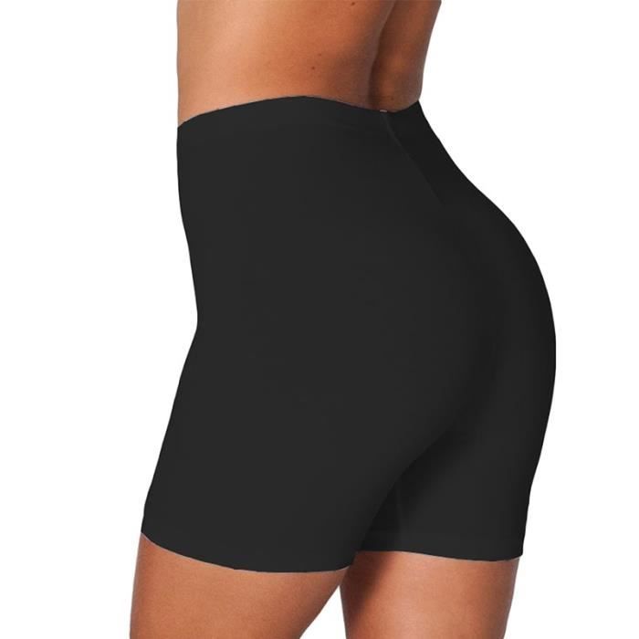 THE GYM PEOPLE Short De Course Taille Haute Pour Femme - Séchage Rapide - Short D'entraînement Athlétique Avec Doublure En Maille - Poches Zippées, Bleu, Taille L