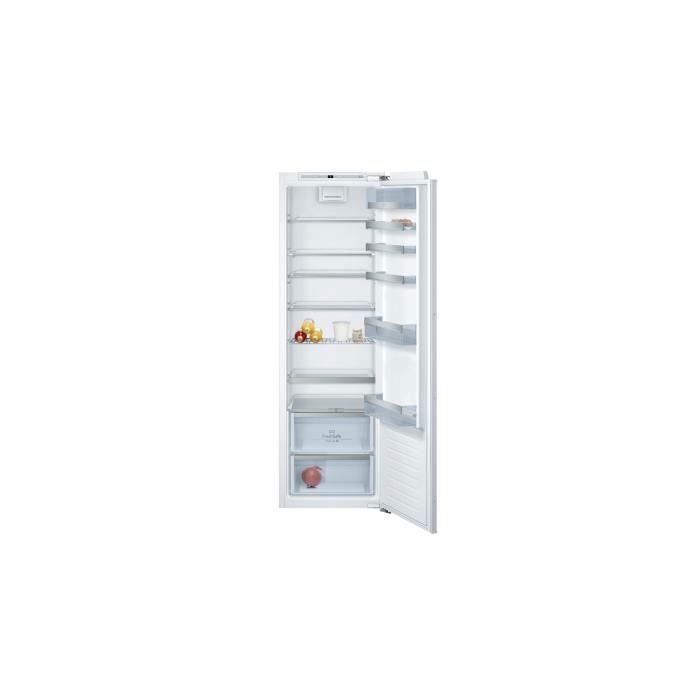 Réfrigérateur intégrable NEFF KI1813FE0 - 1 porte - Froid ventilé - 319L
