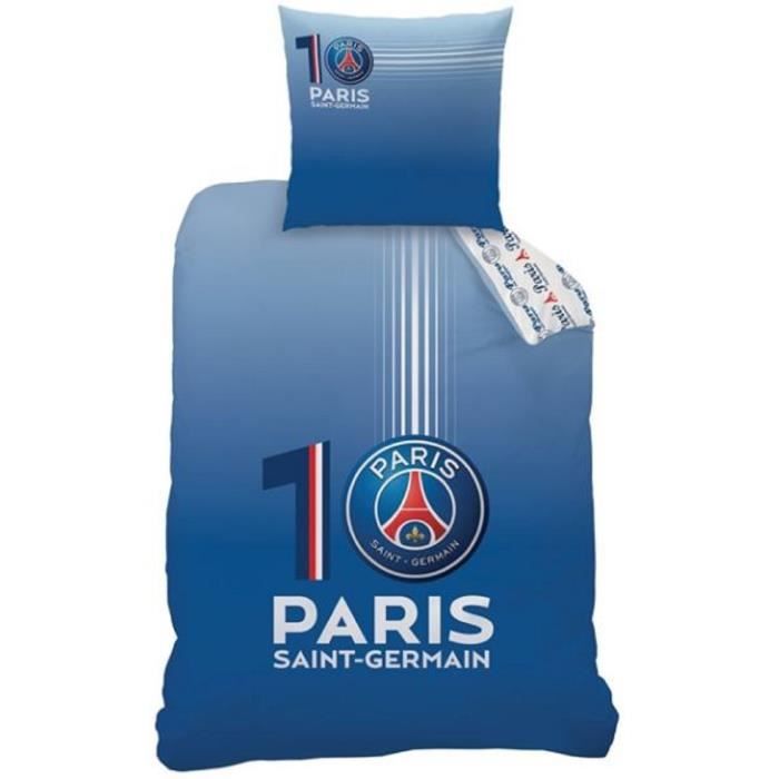 PSG - Parure de lit - Housse de Couette (140x200) + Taie d'Oreiller 100