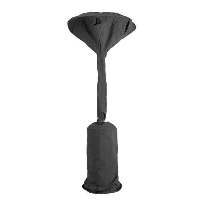 Housse pour Parasol Chauffant Rond Noir Protection Parasol Chauffant,Housse de Protection pour Chauffage de terrasse pour ext/érieur MKISHINE Couverture de Chauffe-Patio