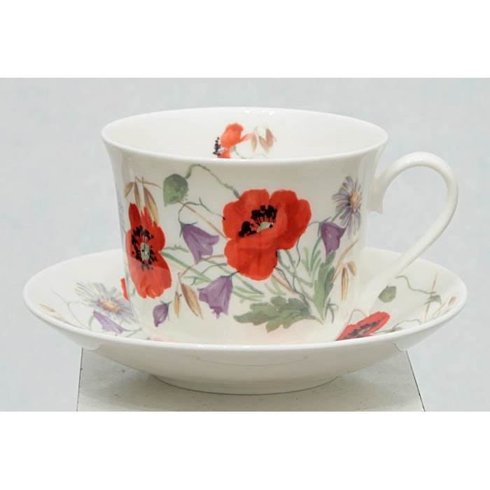 Teetasse mit Untere - Roy Kirkham Redoute Roses online günstig kaufen | Porzellanbörse Teetasse mit Untere - Roy Kirkham Redoute Roses online günstig kaufen | Porzellanbörse
