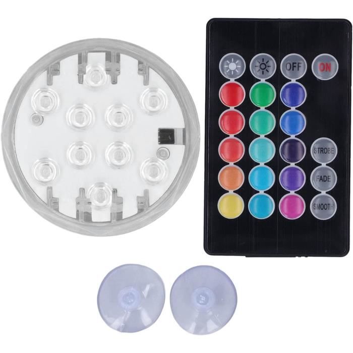 LONGRUNNEW Lampe Cascade LED Aquarium IP68 Étanche 58.5 Cm - 7 Couleurs Avec Télécommande Et App