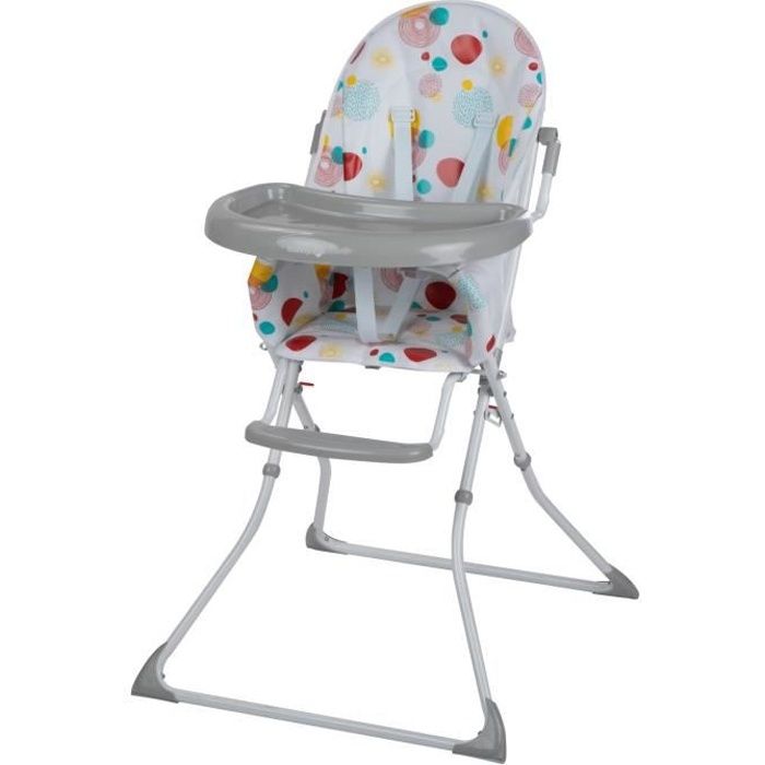 Chaise Haute Blanc Cdiscount Puericulture Eveil Bebe