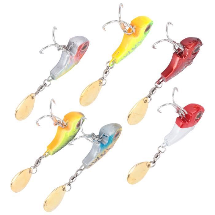 🎣 Cuillère Métal Vintage - Appât De Pêche Forme Poisson (eau Douce)