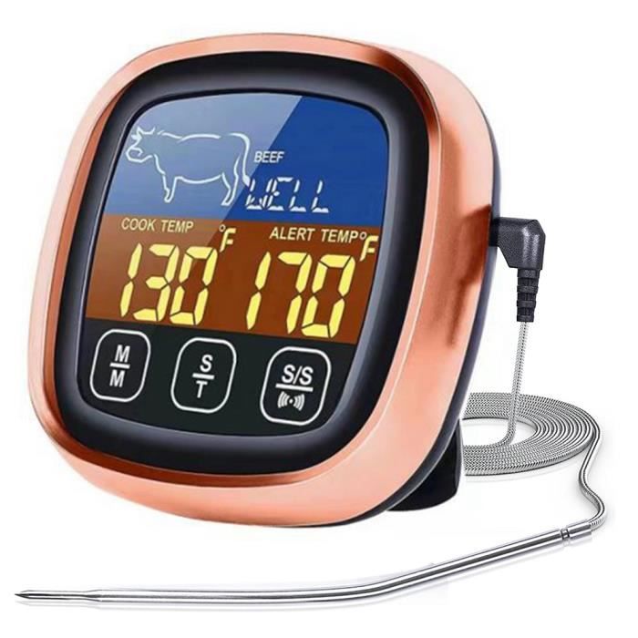 Thermomètre à viande numérique à lecture instantanée avec sonde