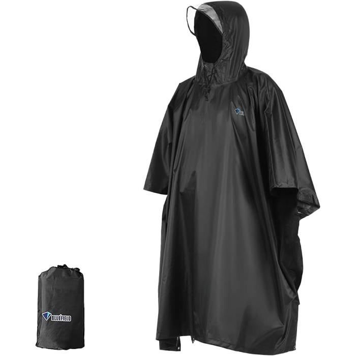 Poncho Cape De Pluie Imperméable – Idéal Randonnée, Vélo, Outdoor