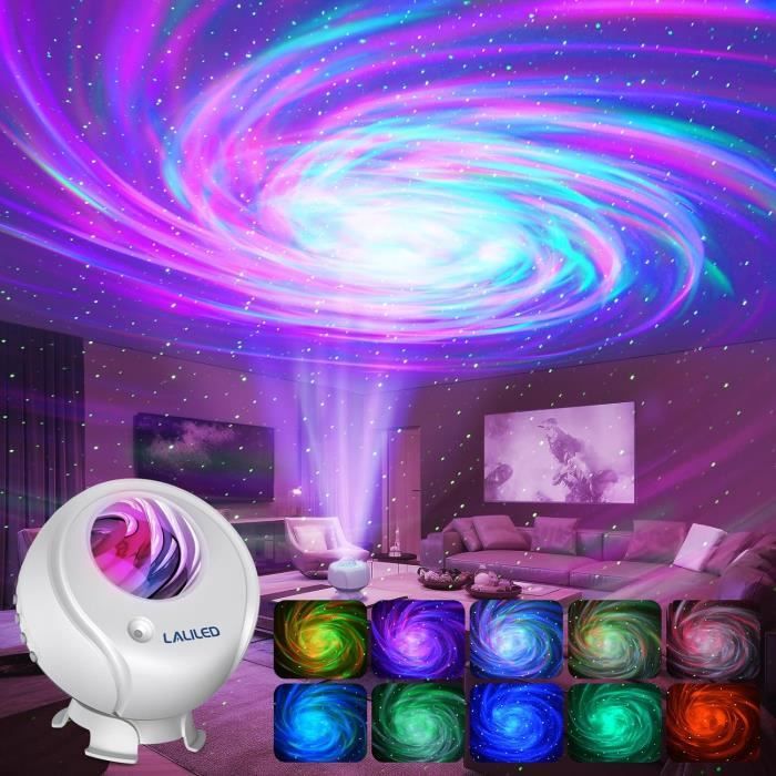 Diboniur Projecteur Galaxie Étoiles 22 Films - Veilleuse Bébé Avec Télécommande Et Rotation 360°