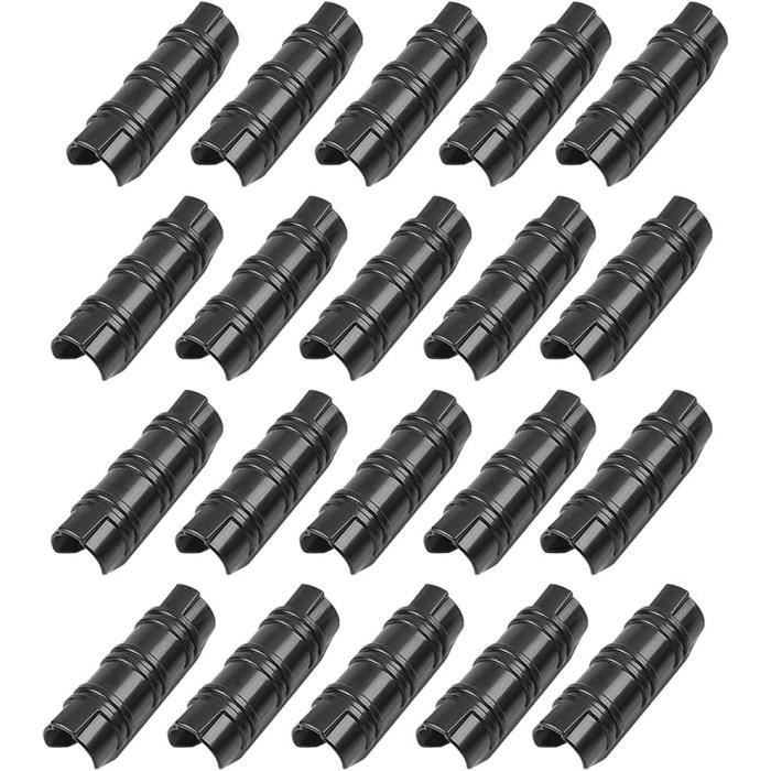 50 Clips De Fixation Pour Film De Serre - Plastique Durable, Diamètre 20 Mm, Pour Tuyaux De Serre, Antirouille