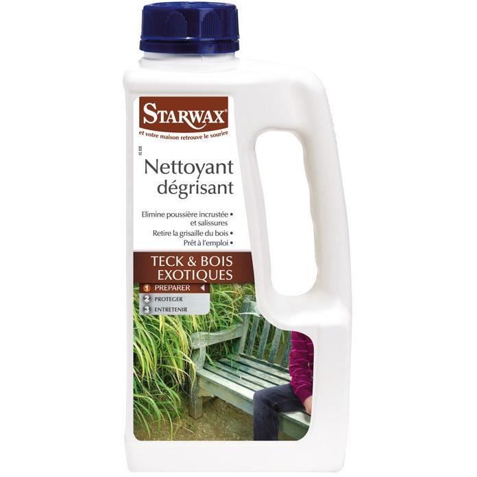 Starwax Nettoyant dégrisant teck et bois exotiques 1L