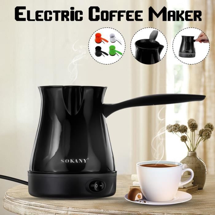 Cafetière Turque électrique En Acier Inoxydable, 600 Ml, Machine à