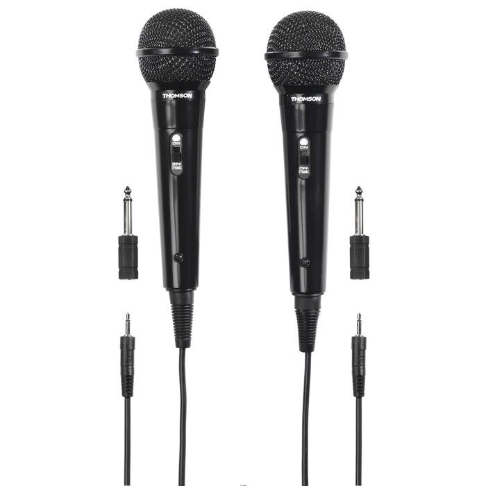 Microphone dynamique M135D karaoké pack de 2