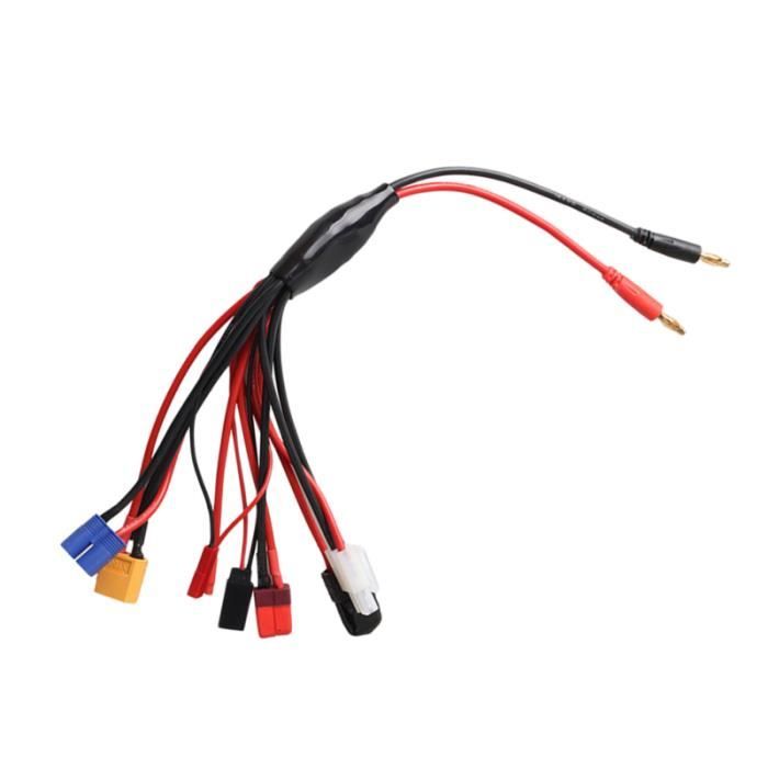 Adaptateur Chargeur 10 En 1 – XT60, JST, Tamiya, EC3, Futaba, Crocodiles