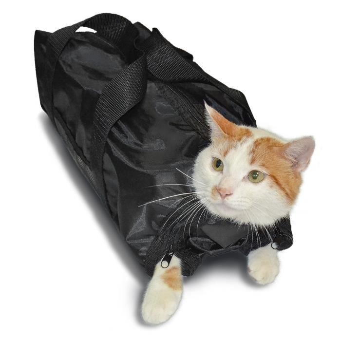 Portable Sac De Toilettage Pour Chats En Polyester Taille M Noir Outil De Nettoyage Dents Ongles D Animaux De Compagnie Avec 2 Cdiscount