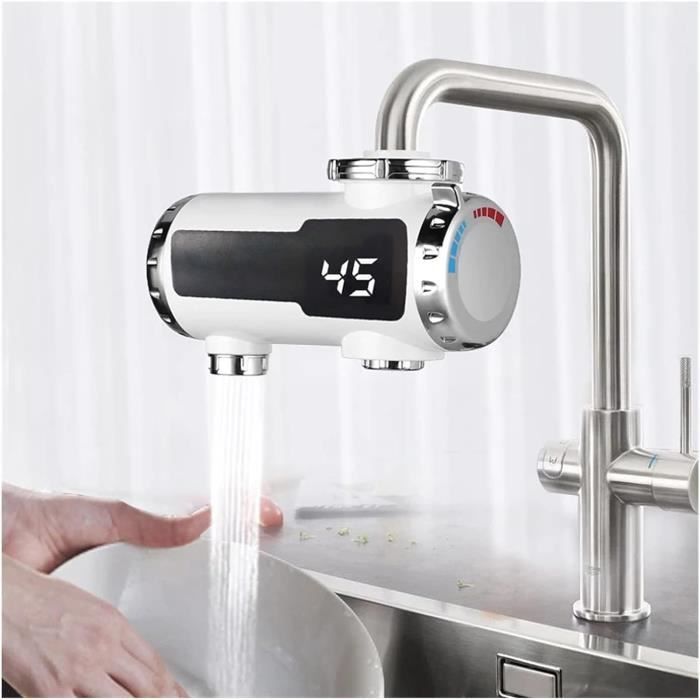 Robinet chauffe-eau électrique instantané 3000W, 220V, prise