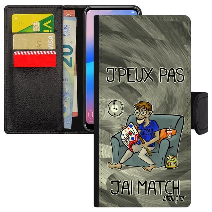 Porte-carte en silicone noir p. Smartphones et tablettes - Français