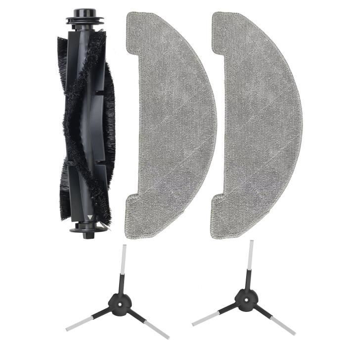 T/F Lot de 4 serpillères pour aspirateur robot Vactidy T8