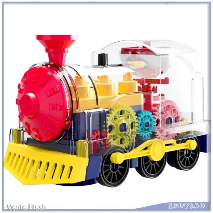Train électrique éducatif Avec Animaux De La Ferme - Jouet Montessori 1-3 Ans, Marionnettes à Doigts