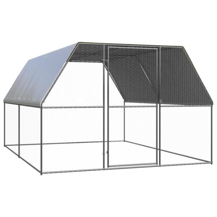 vidaXL Poulailler d'extérieur 3x4x2