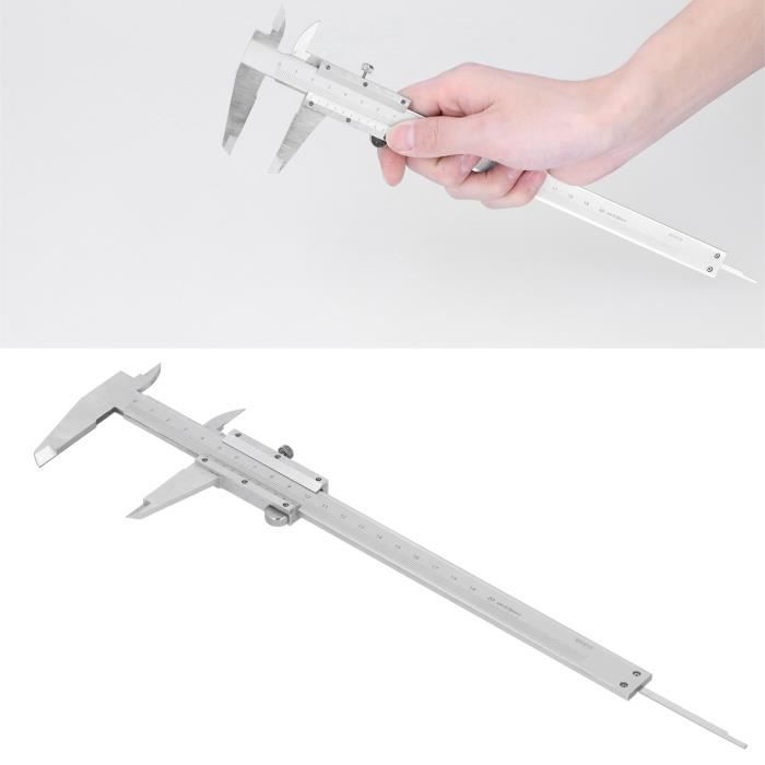 Pied à Coulisse En Laiton 4 Pouces (100 Mm) - Double échelle SAE (pouces) Et Métrique - Marque Gadgets Collection