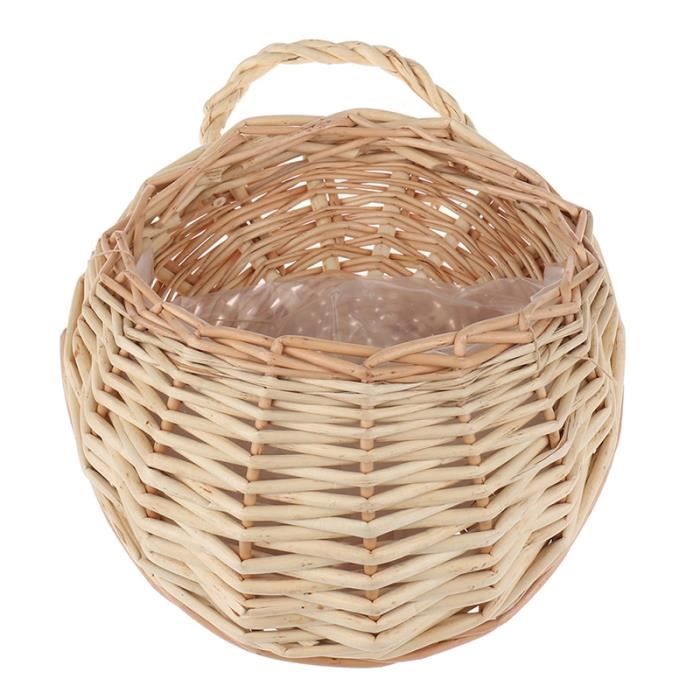 Panier Pêcheur Vintage En Osier - Décor Rustique Avec Bandoulière
