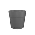 Pot à fleurs et plantes rond CAPRI LARGE - Plastique - Réservoir d'eau - diamètre 50 cm - Blanc - ARTEVASI-1