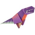 Origami - DJECO - Dinosaures - Orange - Multicolore - 6 ans-1