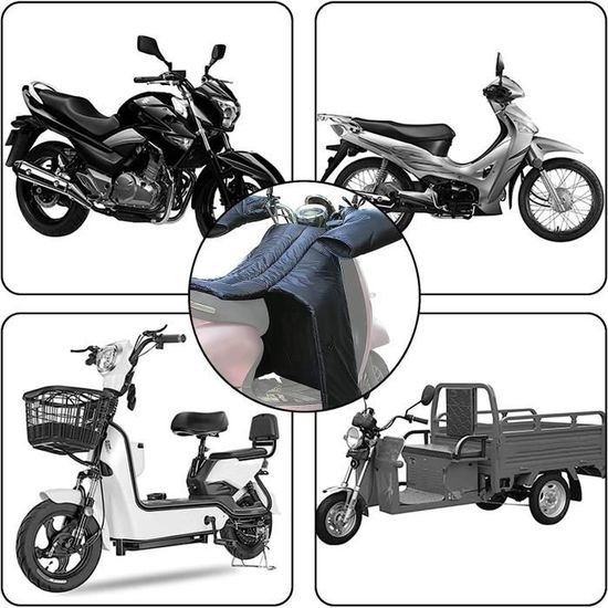 YIDOMDE Protection Tablier Couvre Jambe Scooter avec Manchon de