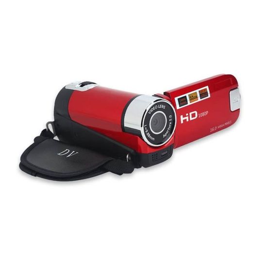 Caméscope Numérique HD 1080P Avec écran Rotatif 270°, 16x Zoom, Portable Pour Vlog Et Voyage - 3