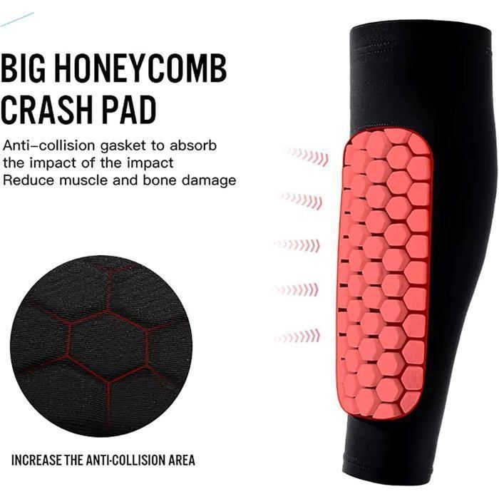 Protege Tibia Ski Adulte NYGGTYK Lot De 2 Paires De Protège-tibias De Football Protege Tibia Flair