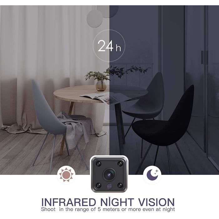 Caméra Espion 1080p Mini Caméra Espion Cachée Avec Caméra Et Microphone