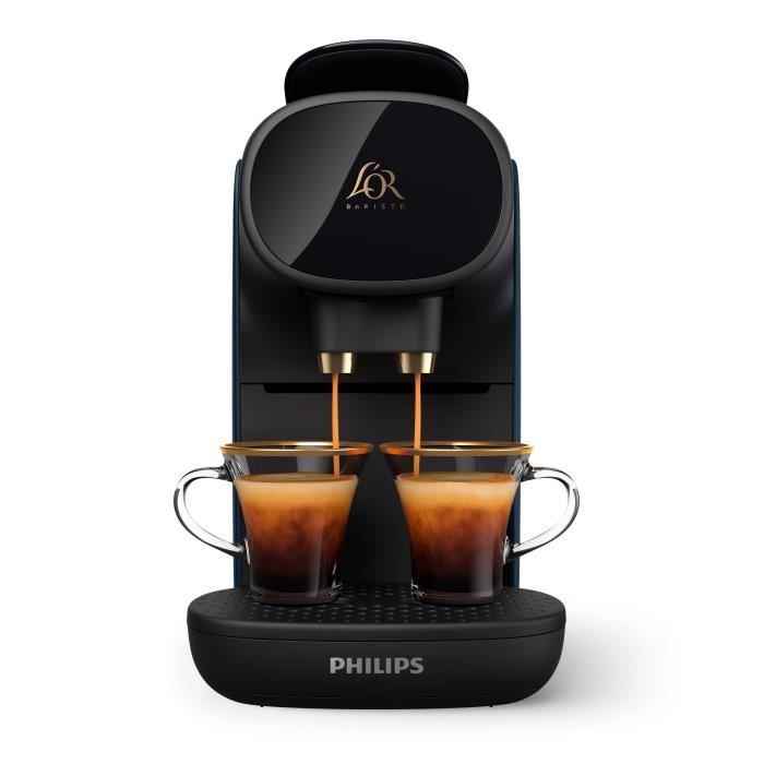 Machine à café double expresso PHILIPS L'Or Barista LM9012/40 - Bleu nuit -  Cdiscount Electroménager