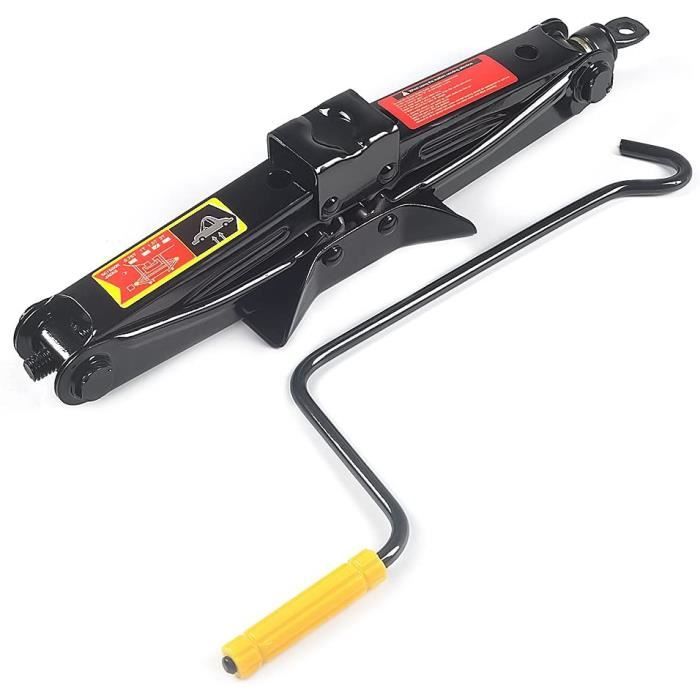 Cric Ciseaux 1500kg Fasmov - Pour Voiture, SUV, Monospace - Hauteur Levage 9 à 35cm - Compact Et Facile à Utiliser