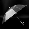 LESHP® parapluie transparent clair automatique-2