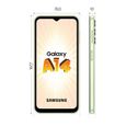 SAMSUNG Galaxy A14 4G Lime 64 Go-2