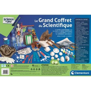 EXPÉRIENCE SCIENTIFIQUE CLEMENTONI Science & Jeu - Le grand coffret du sci EXPÉRIENCE SCIENTIFIQUE CLEMENTONI Science & Jeu - Le grand coffret du sci