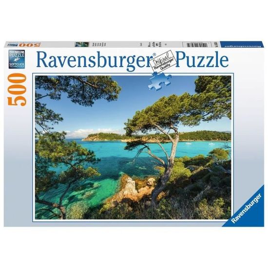 Puzzle paysage mer 500 pièces - Ravensburger - Vue sur l'océan - Cdiscount  Jeux - Jouets