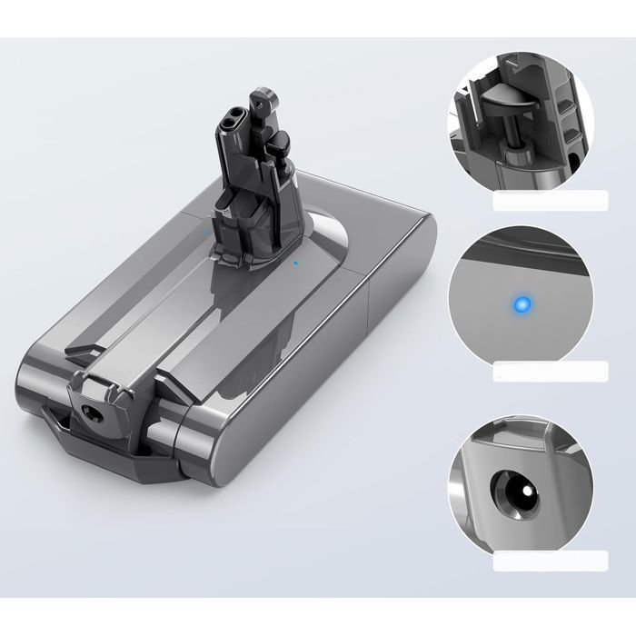 Batterie 3900 MAh Pour Dyson V11 Style Clic - Compatible SV15, V15, Outsize, Torque Drive (25,2V)