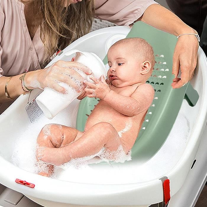 Siège de bain pour bébé Tapis de soutien Baignoire pliable Chaise